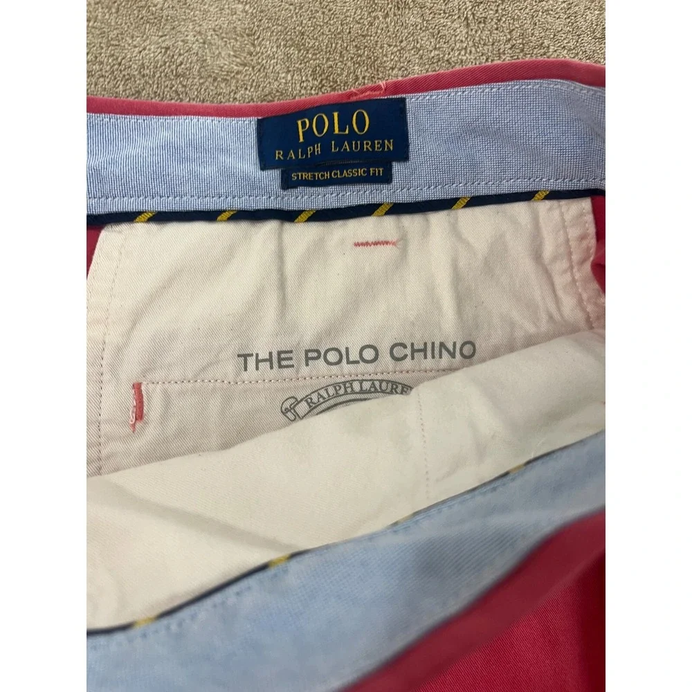 Polo Ralph Lauren short Men's Size 42 nantkt red chino stretch classic fit NEW‎